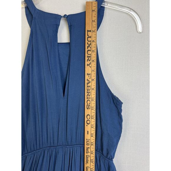 alter'd state Maxi Dress Women's Small Blue Prairie Coquette Boho Crochet Lace - Picture 9 of 12